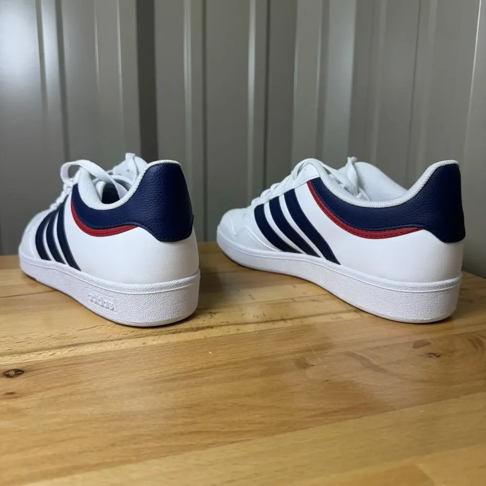 adidas Hoops 4.0 White Navy Red Men Size 9 Women Size 10 JQ9986 NIB